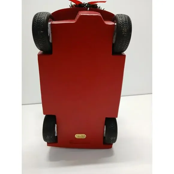 Kurt S. Adler Kurt Adler 11.25-Inch Fabriché Santa Driving Golf Cart - Picture 6 of 7